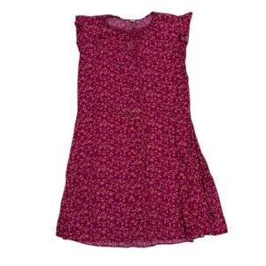 Old Navy Womens Floral Print Dress Ruffle Sleeve Casual‎ Summer Sundress Sz XXL